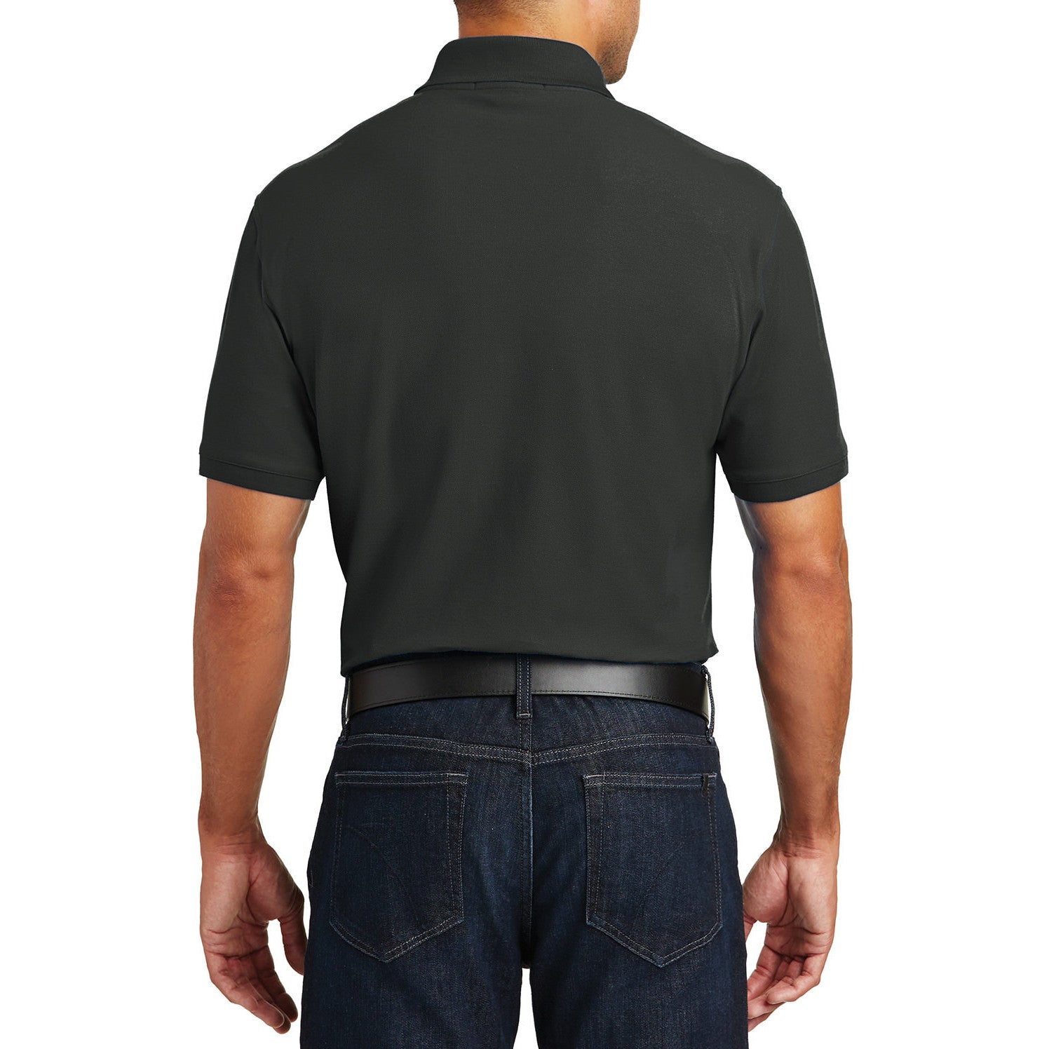 Men's Short Sleeves Tall Core Classic Pique Polo Shirt for Everyday Wear