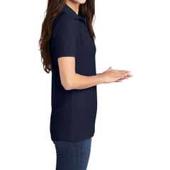 Women's Classic Short Sleeve Core Blend Pique Polo T-shirt
