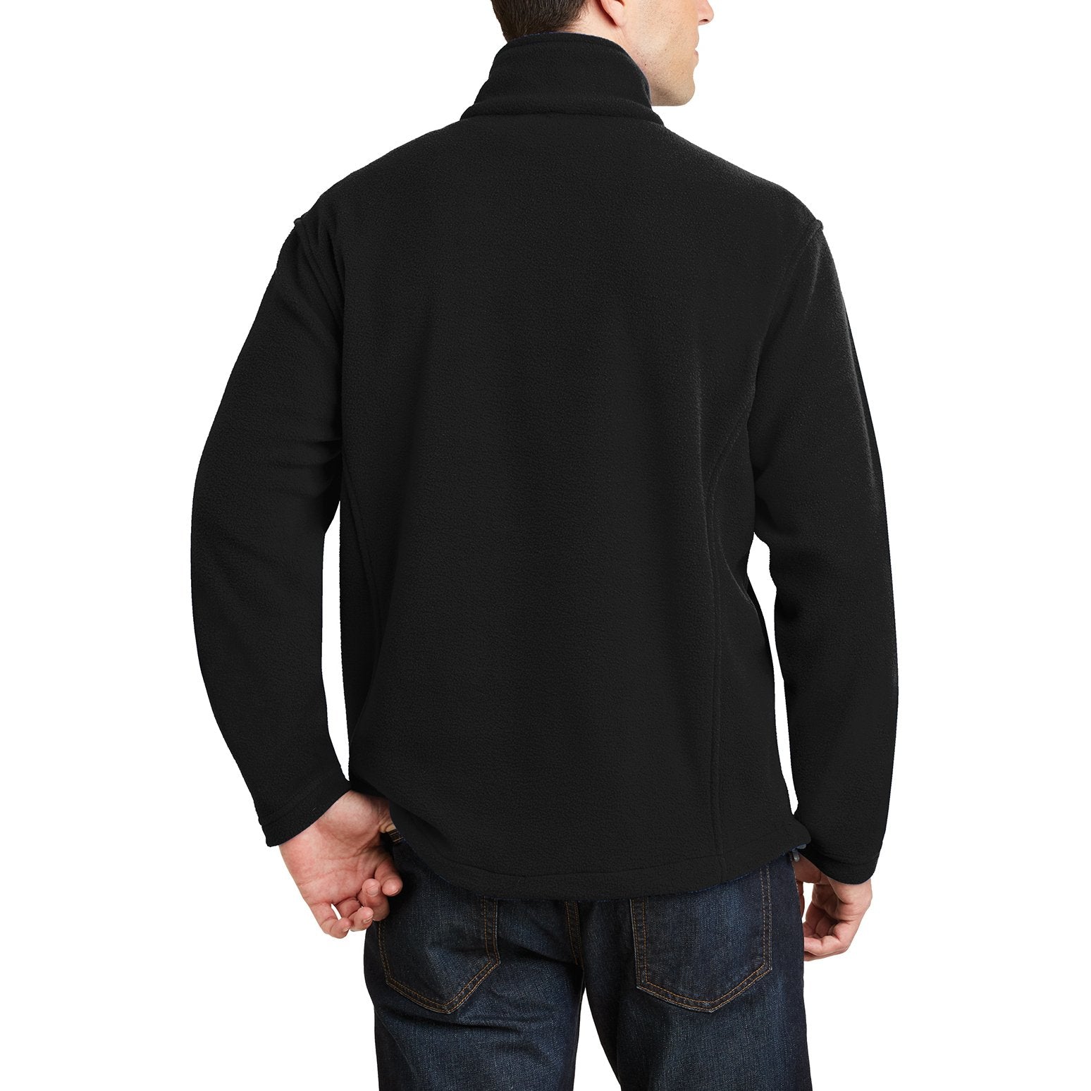 Men's Long Sleeve Value Fleece 1/4-Zip Pullover Black