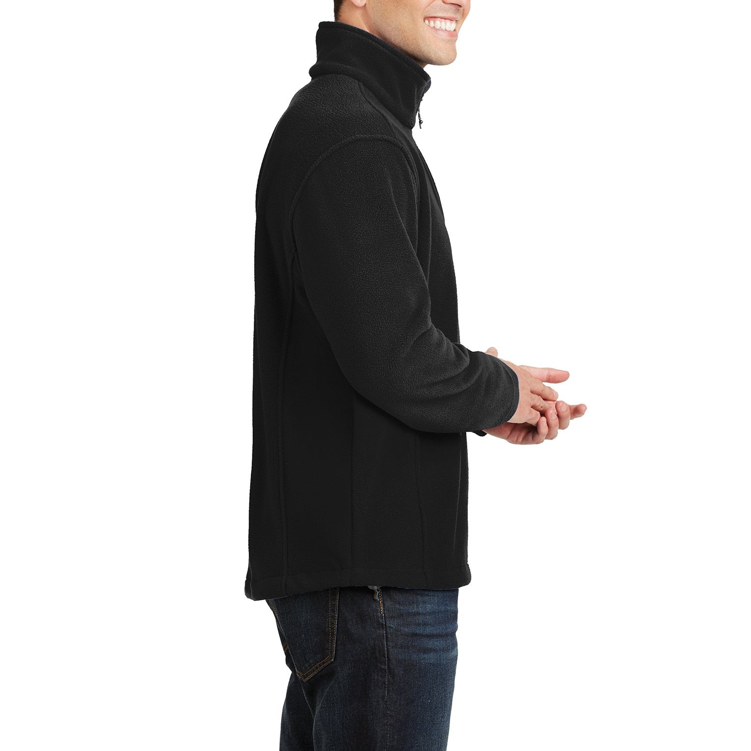 Men's Long Sleeve Value Fleece 1/4-Zip Pullover Black