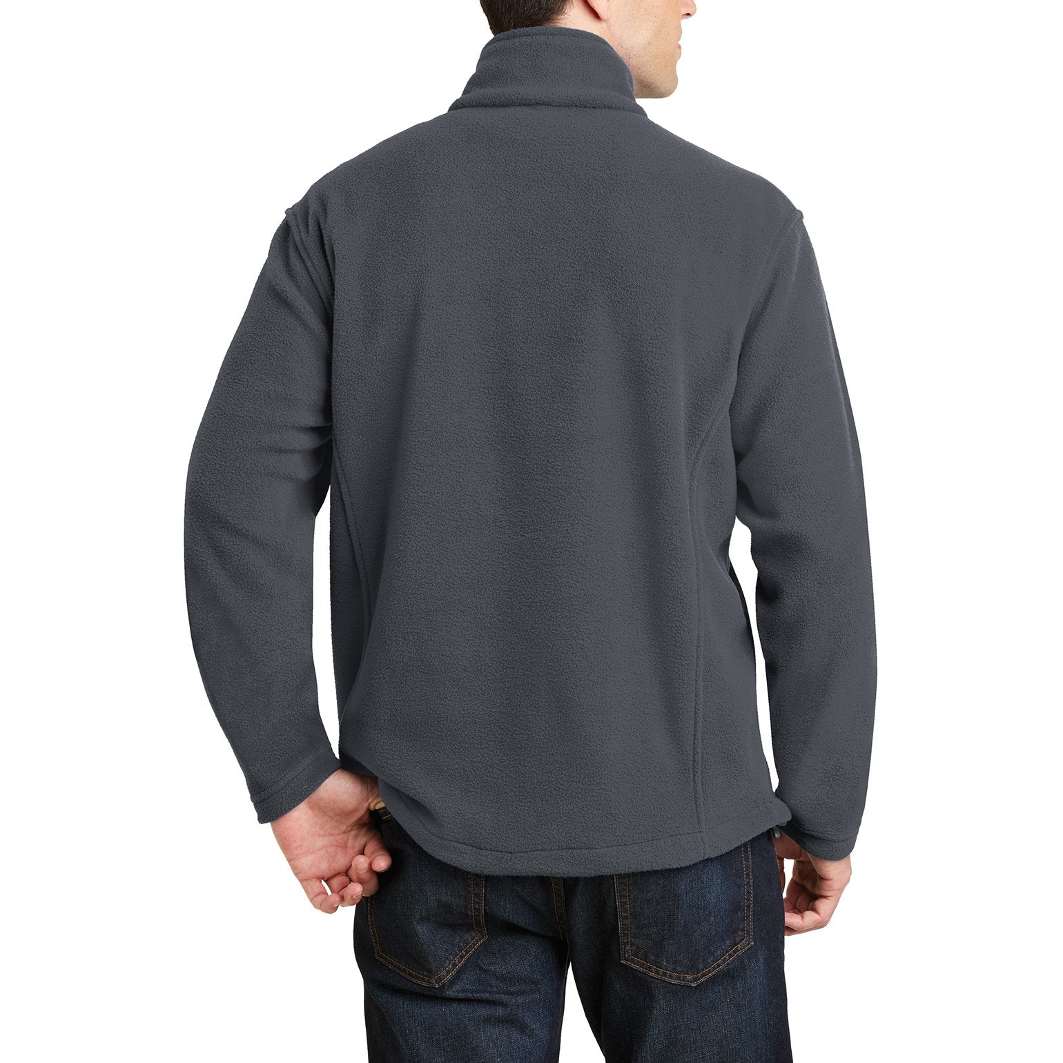 Men's Long Sleeve Value Fleece 1/4-Zip Pullover Iron Grey