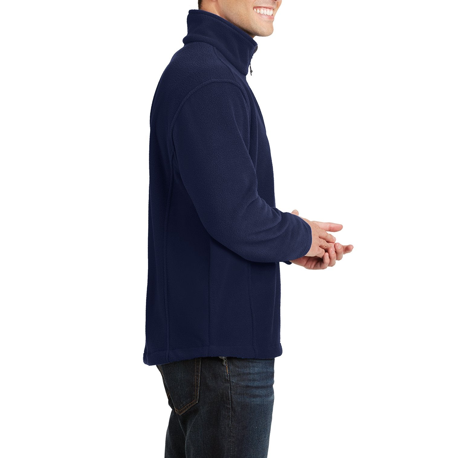 Men's Long Sleeve Value Fleece 1/4-Zip Pullover True Navy