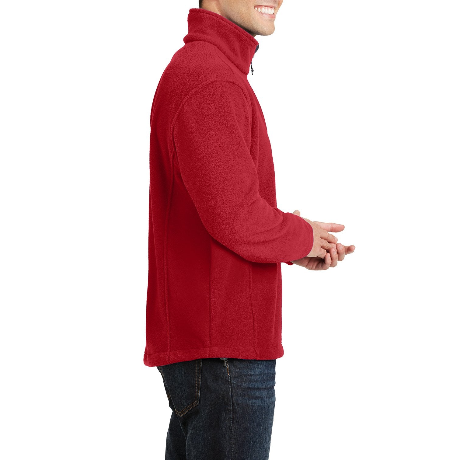 Men's Long Sleeve Value Fleece 1/4-Zip Pullover True Red
