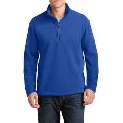 Men's Long Sleeve Value Fleece 1/4-Zip Pullover True Royal
