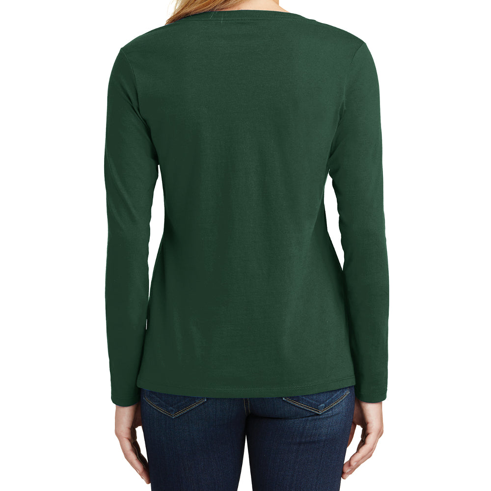Women's Long Sleeve Fan Favorite V-Neck Tee