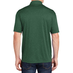 Men's Short Sleeve Moisture-Wicking Heather Contender Polo T-shirt