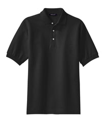Mafoose Men's 100% Pima Cotton Polo Shirt Black-Front