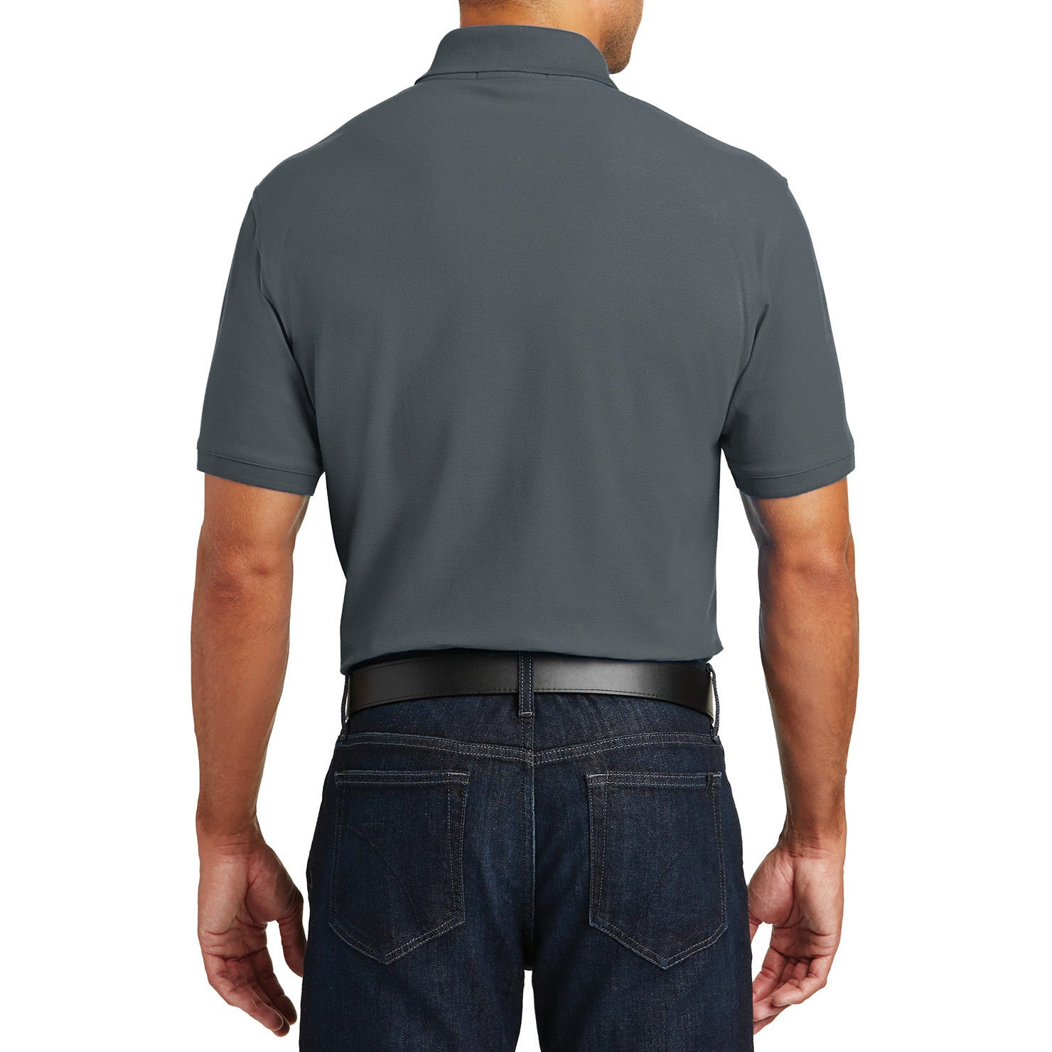 Men's Short Sleeves Tall Core Classic Pique Polo Shirt for Everyday Wear