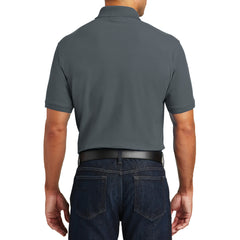 Men's Short Sleeves Tall Core Classic Pique Polo Shirt for Everyday Wear