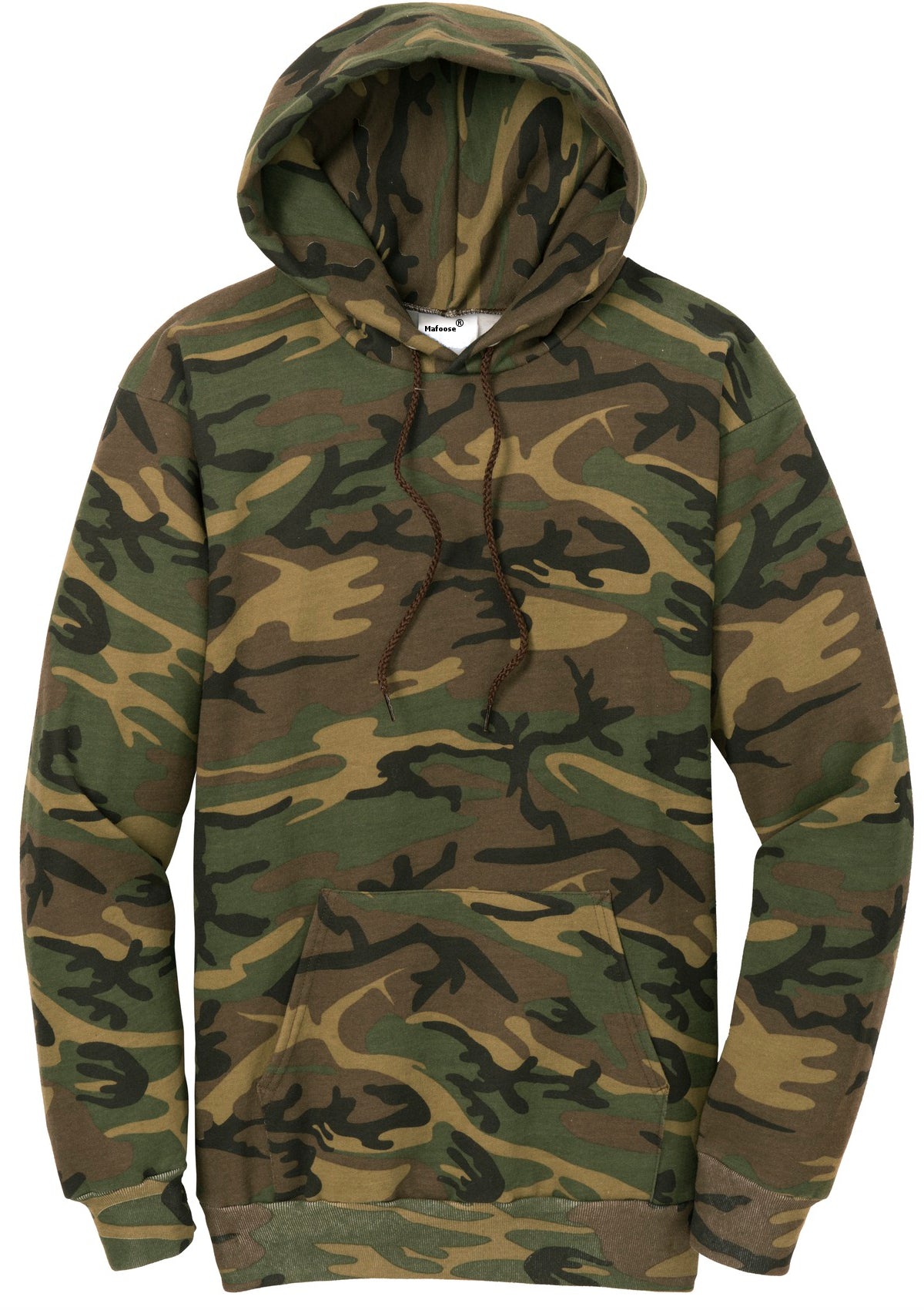 Mafoose Men's Core Fleece Classic Camo Pullover Hooded Sweatshirt Military Camo