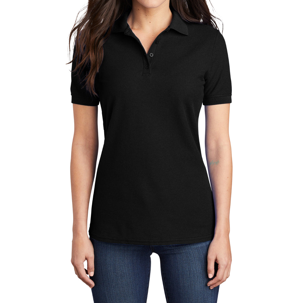 Women's Classic Short Sleeve Core Blend Pique Polo T-shirt