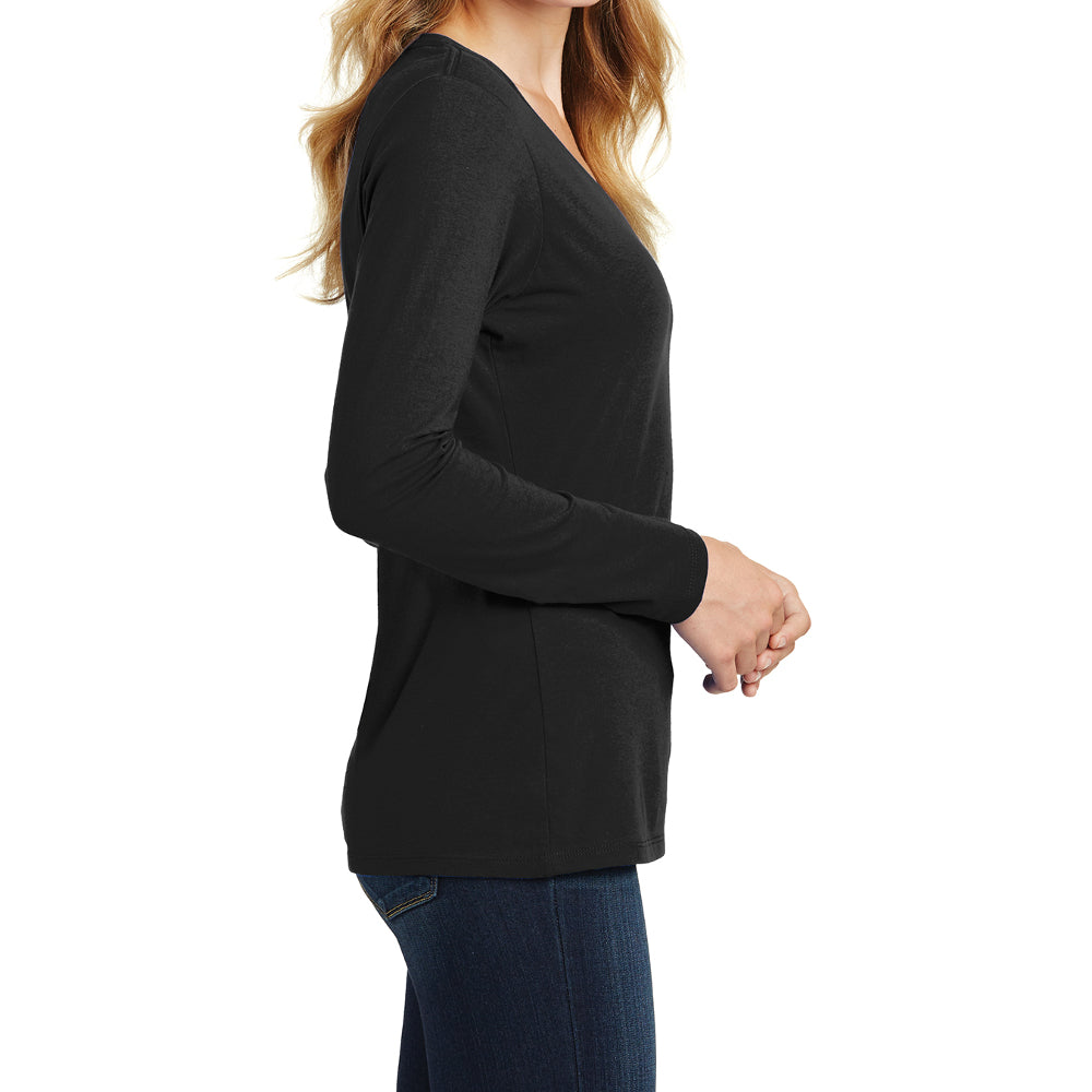 Women's Long Sleeve Fan Favorite V-Neck Tee
