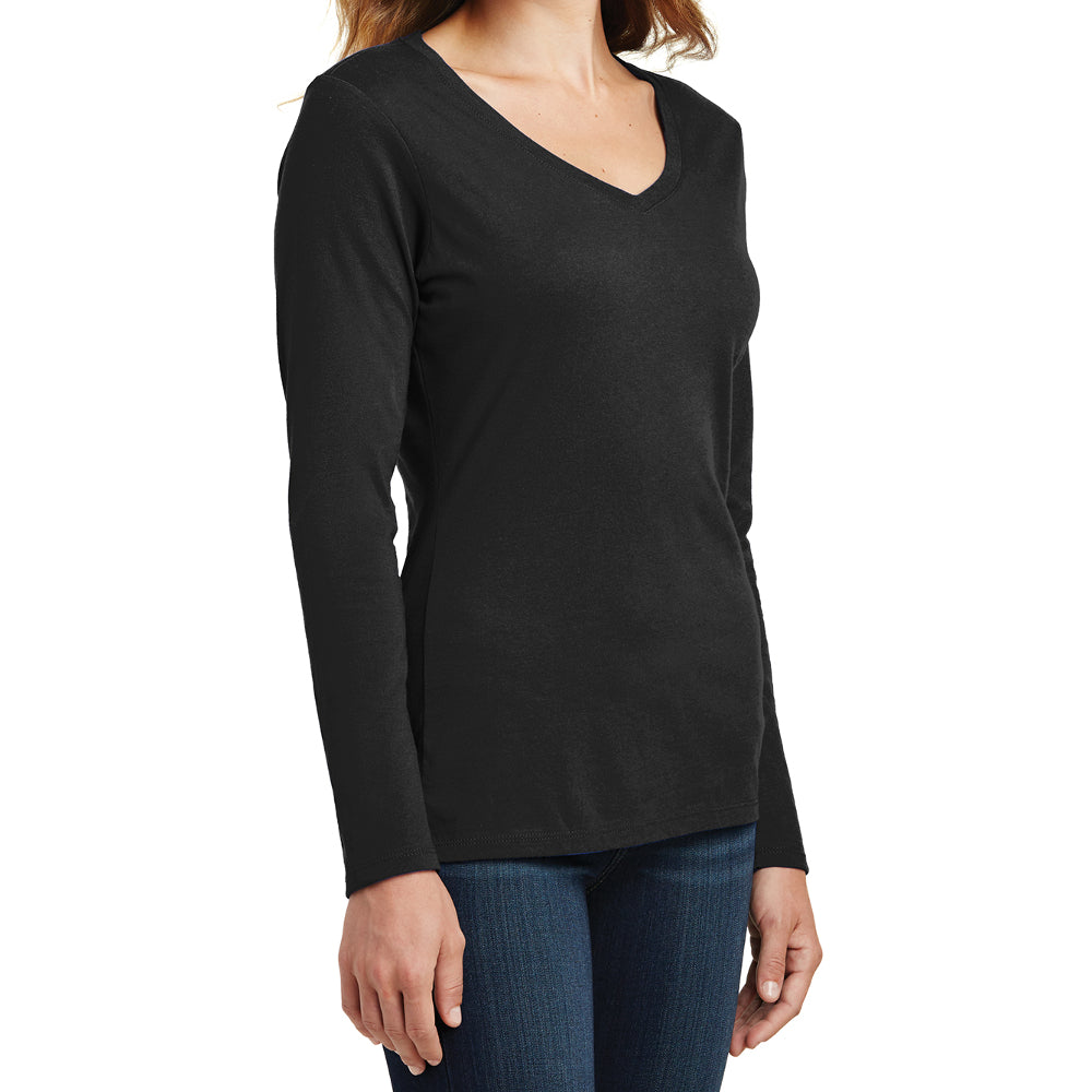 Women's Long Sleeve Fan Favorite V-Neck Tee