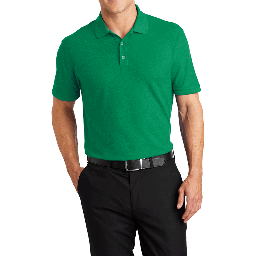 Men's Short Sleeve Core Classic Pique Polo Shirt for Everyday Wear