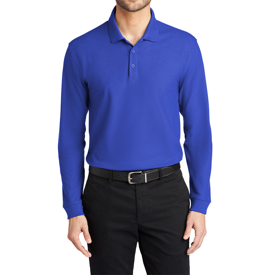 Men's Long Sleeve Core Classic Pique Polo