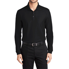 Men's Long Sleeve Core Classic Pique Polo
