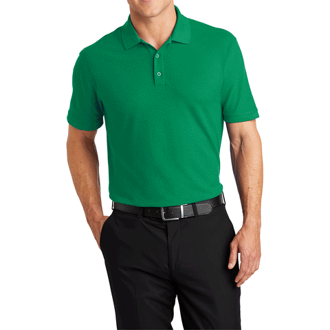 Men's Short Sleeve Core Classic Pique Polo Shirt for Everyday Wear