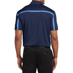 Men's Silk Touch Performance Colorblock Stripe Polo