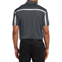 Men's Silk Touch Performance Colorblock Stripe Polo