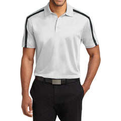 Men's Silk Touch Performance Colorblock Stripe Polo