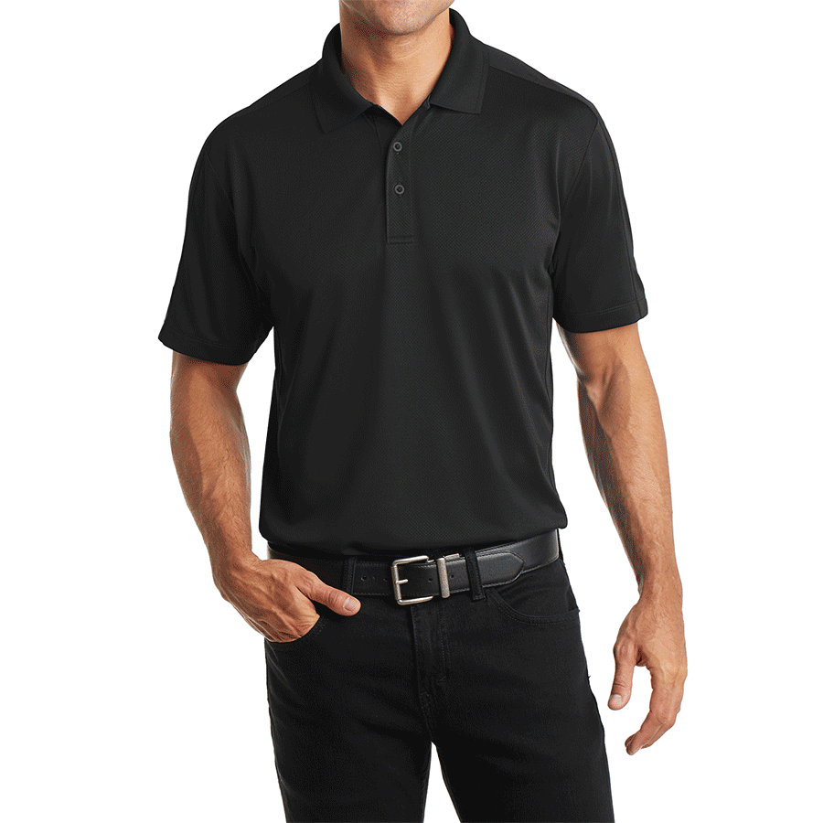 Men's Diamond Jacquard Polo