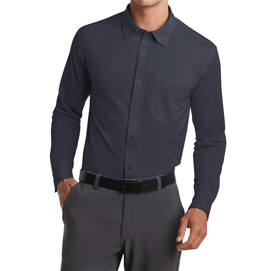 Men's Dimension Knit Dress Shirt