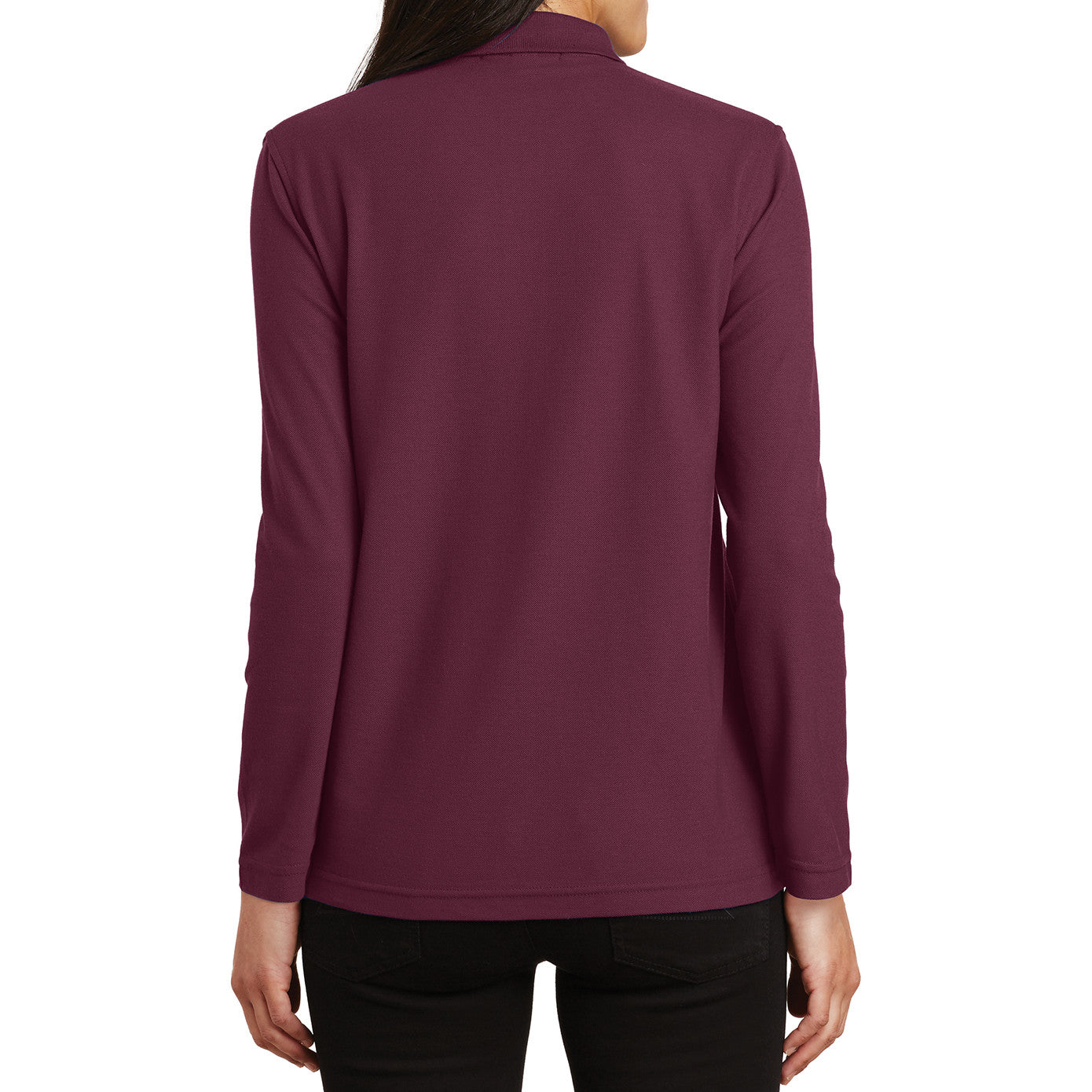 Women's Silk Touch Long Sleeve Polo