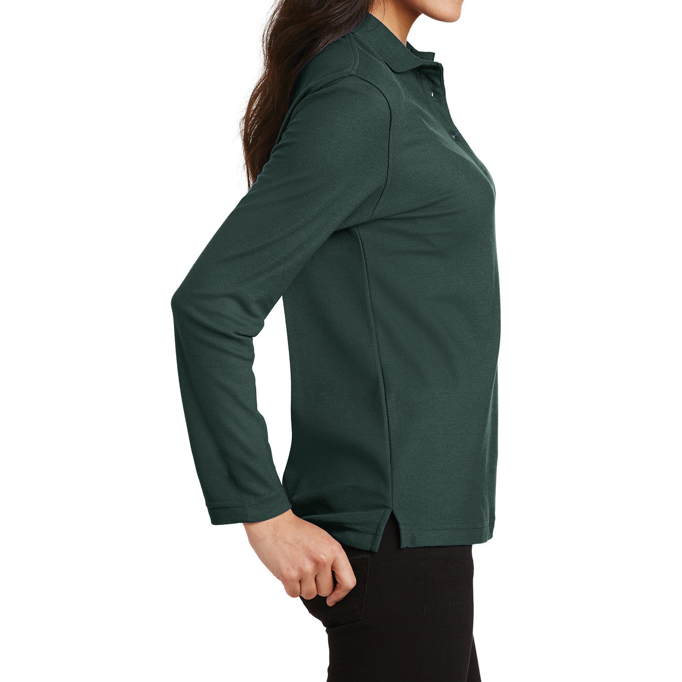 Women's Silk Touch Long Sleeve Polo