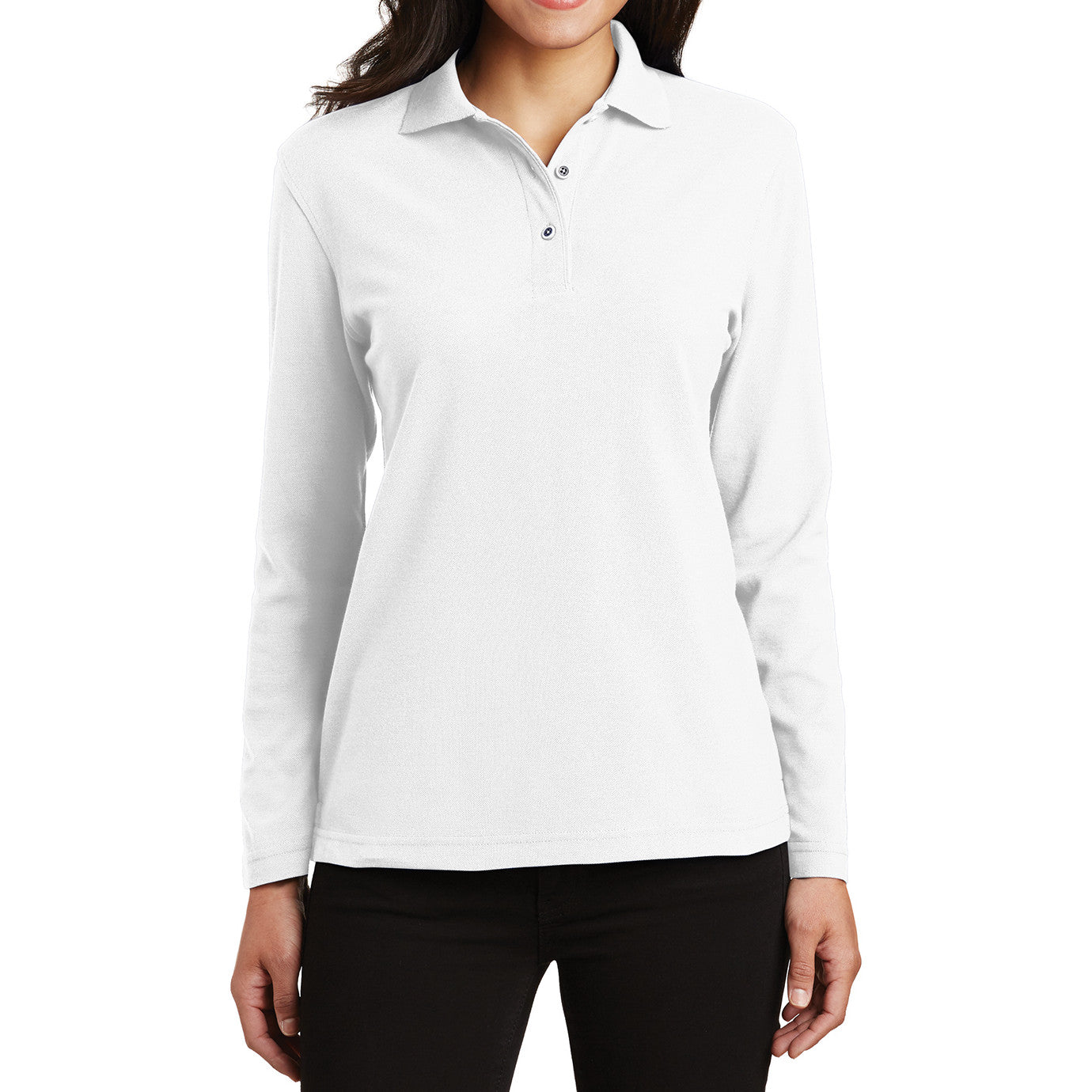 Women's Silk Touch Long Sleeve Polo