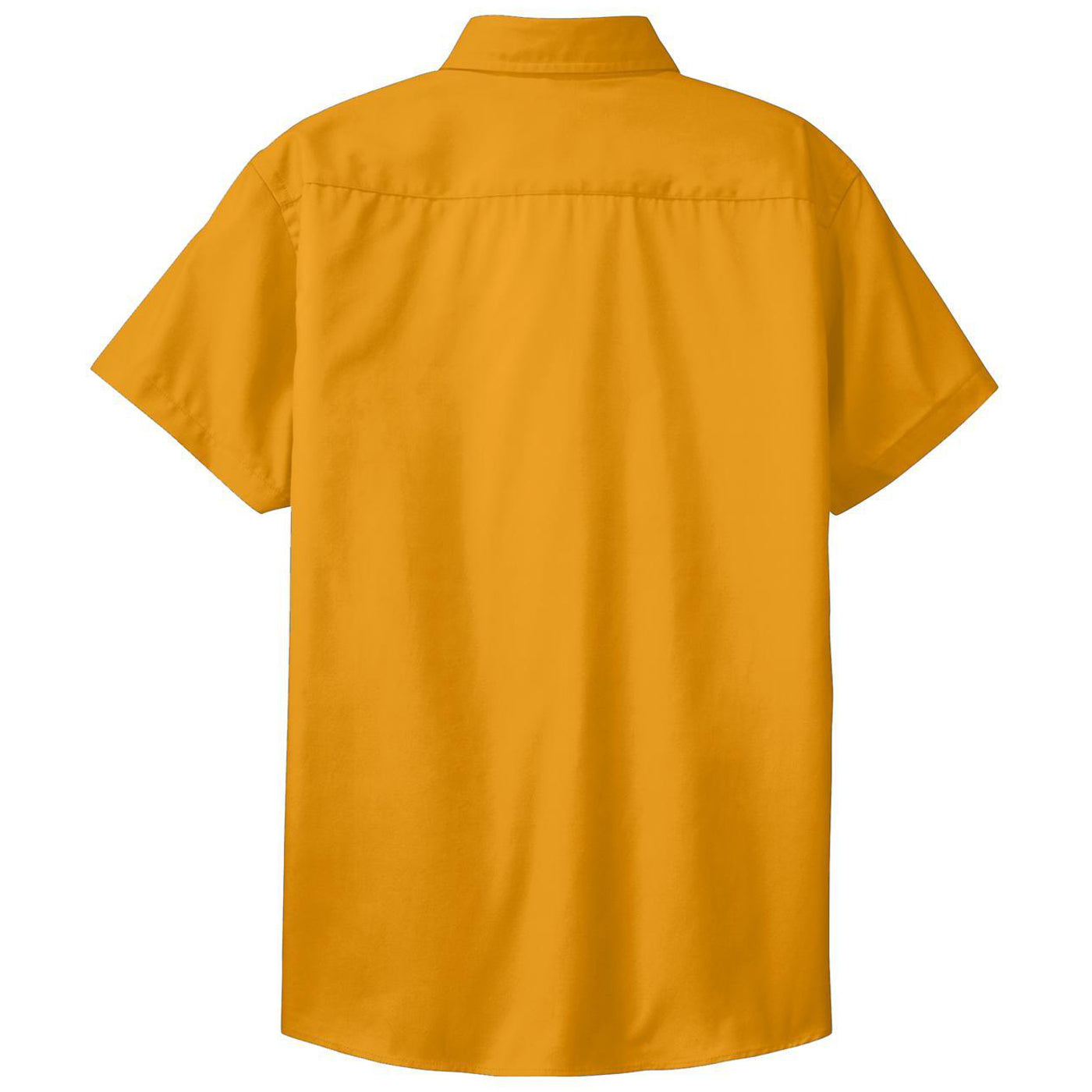 Mafoose Women's Comfortable Short Sleeve Easy Care Shirt Athletic Gold/Light Stone-Back