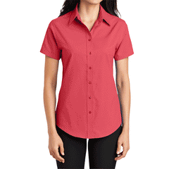 Women's Comfortable Short Sleeve Easy Care Shirt