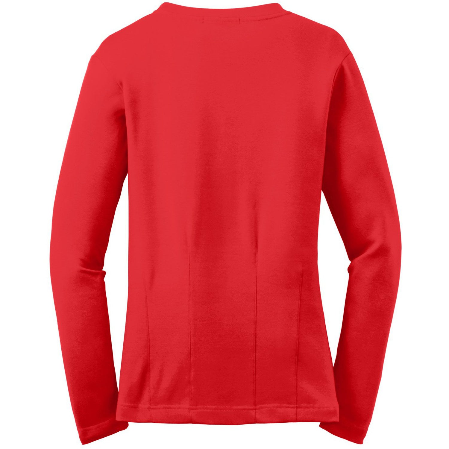 Mafoose Women's Stretch Cotton Cardigan Scarlet Red-Back