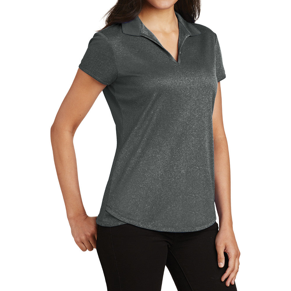 Ladies Trace Heather Polo T-Shirt