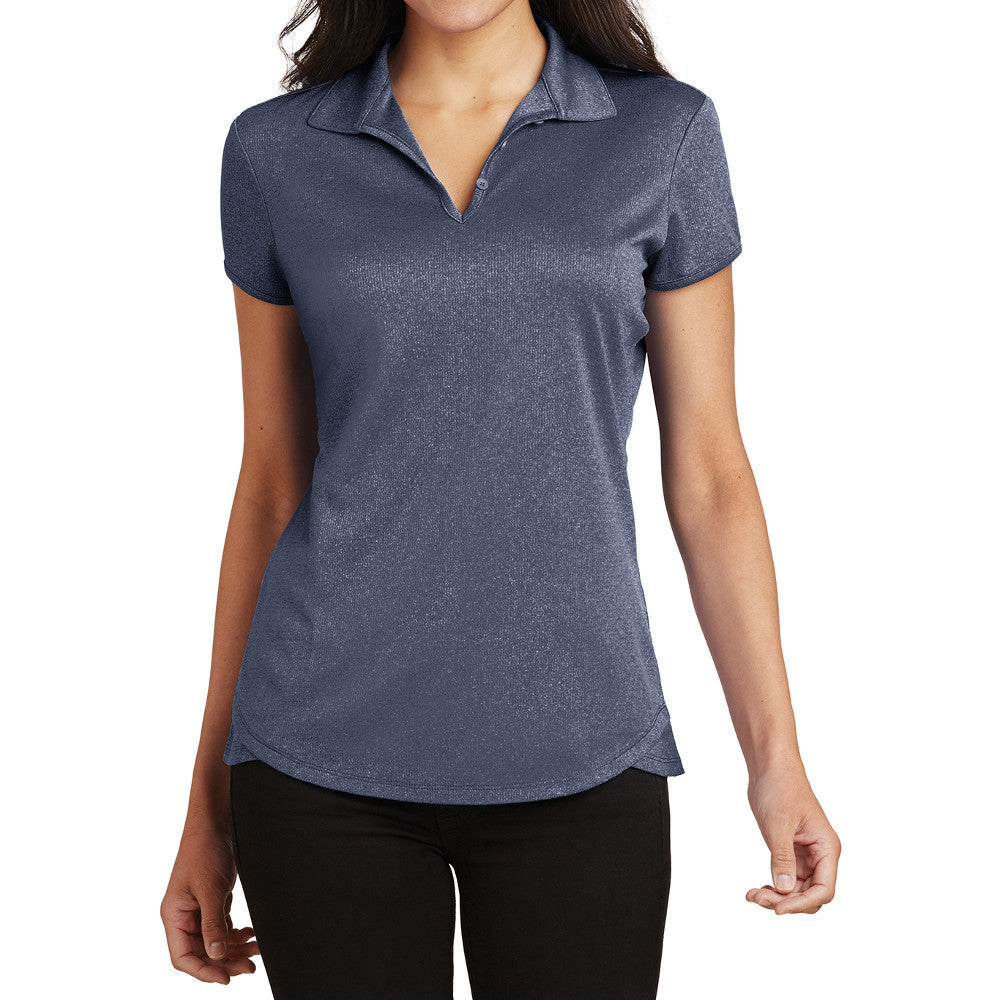 Ladies Trace Heather Polo T-Shirt