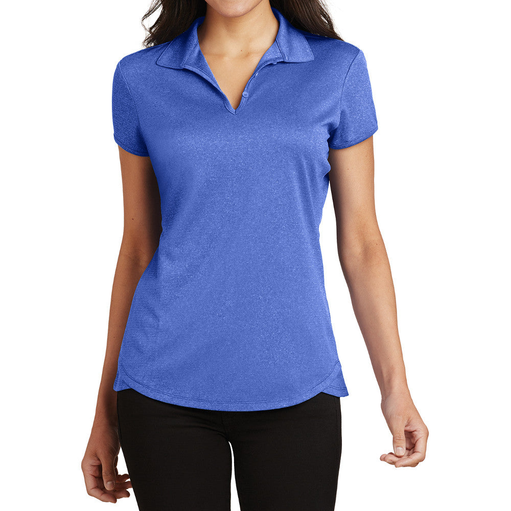 Ladies Trace Heather Polo T-Shirt