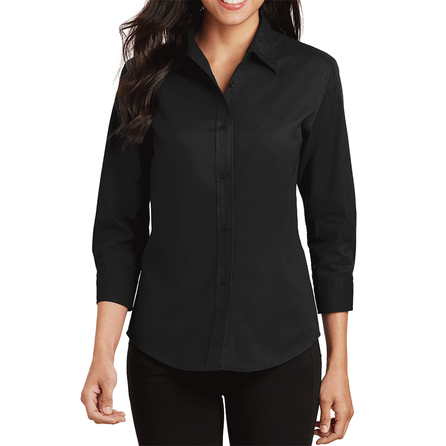 Women's 3/4-Sleeve Traditional Easy Care Shirt