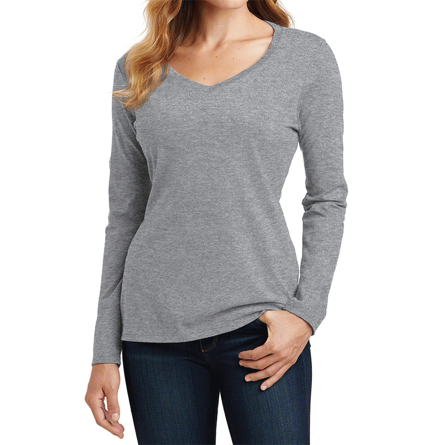 Women's Long Sleeve Fan Favorite V-Neck Tee
