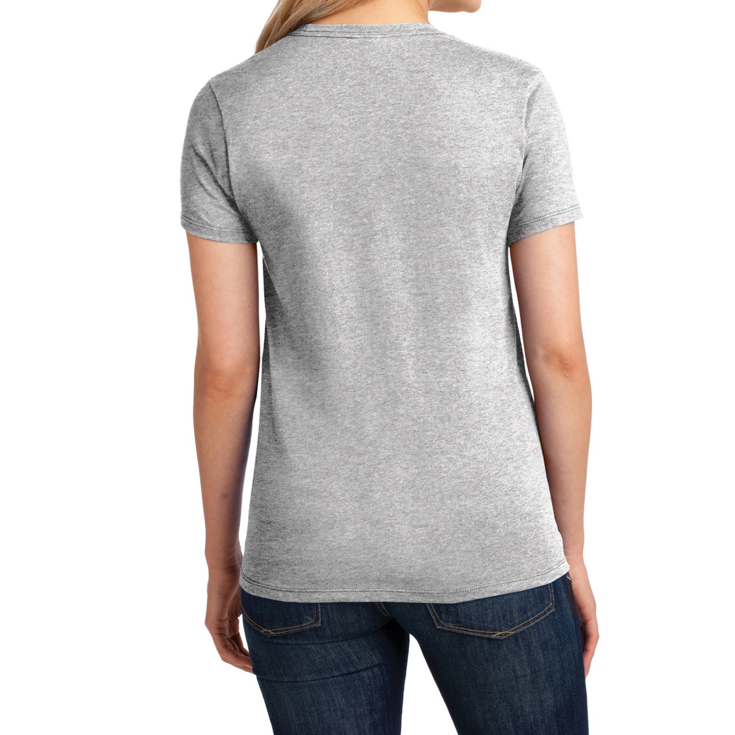 Ladies Core Cotton Tee - Ash