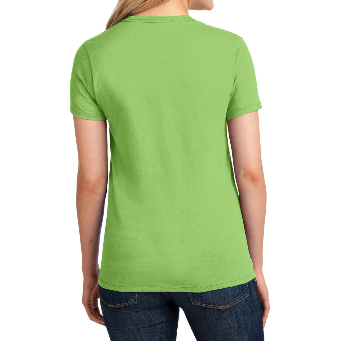 Ladies Core Cotton Tee - Lime
