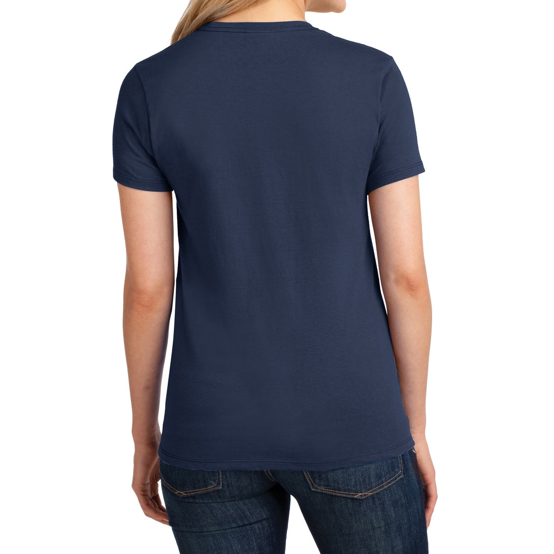 Ladies Core Cotton Tee - Navy