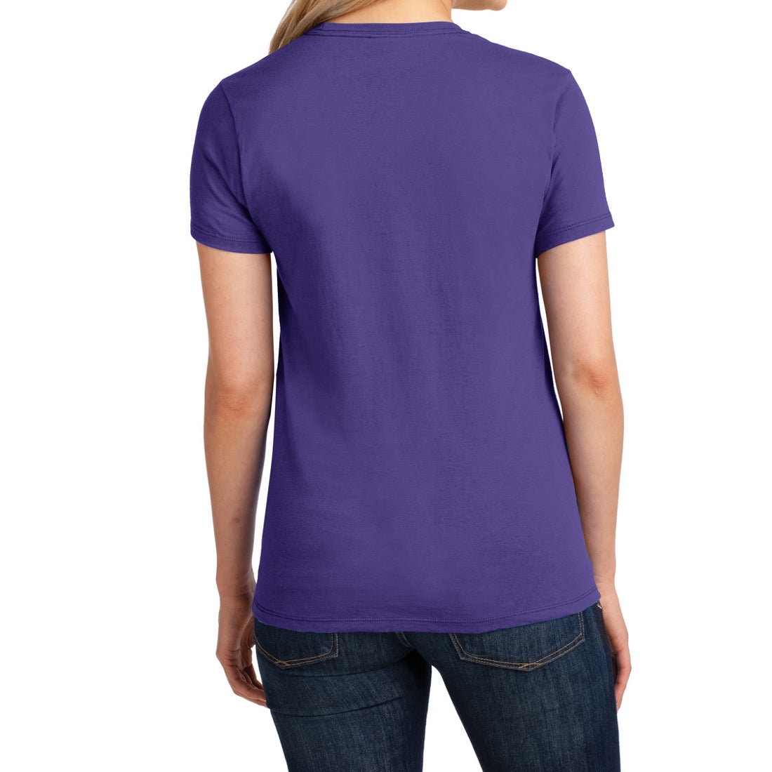Ladies Core Cotton Tee - Purple