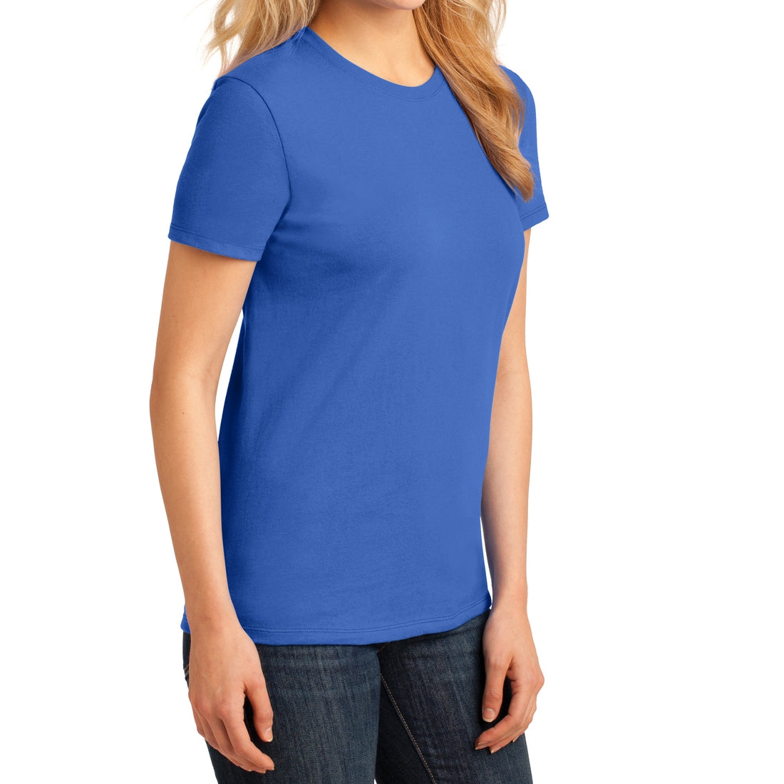 Ladies Core Cotton Tee - Royal