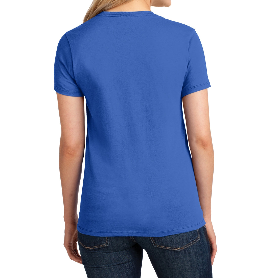 Ladies Core Cotton Tee - Royal