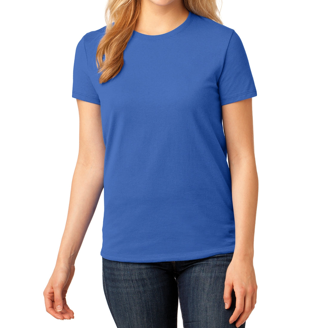 Ladies Core Cotton Tee - Royal