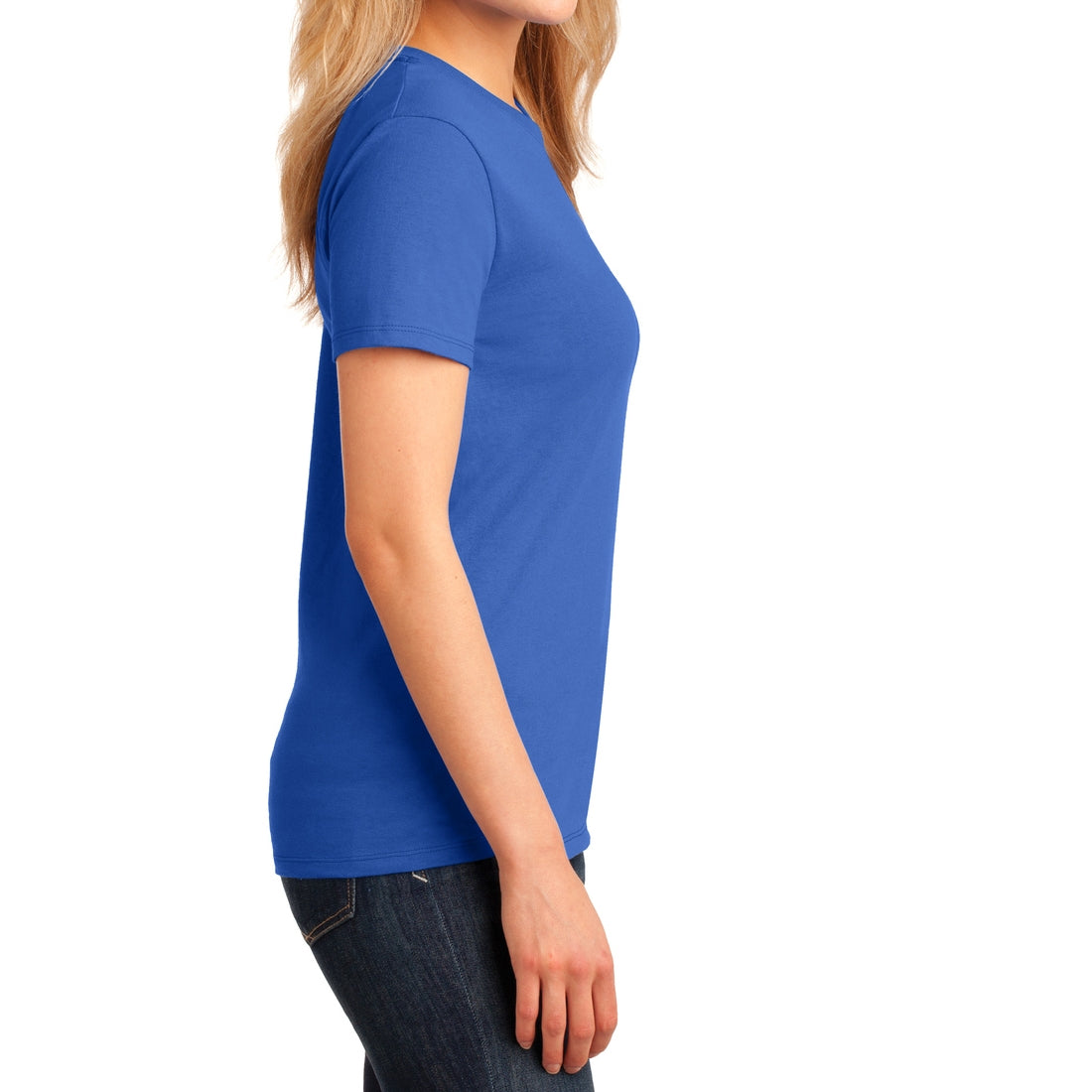 Ladies Core Cotton Tee - Royal