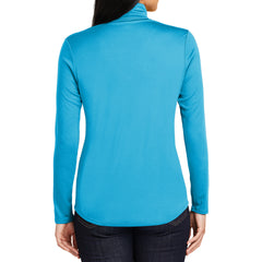 Womens PosiCharge Competitor 1/4-Zip Pullover Atomic Blue