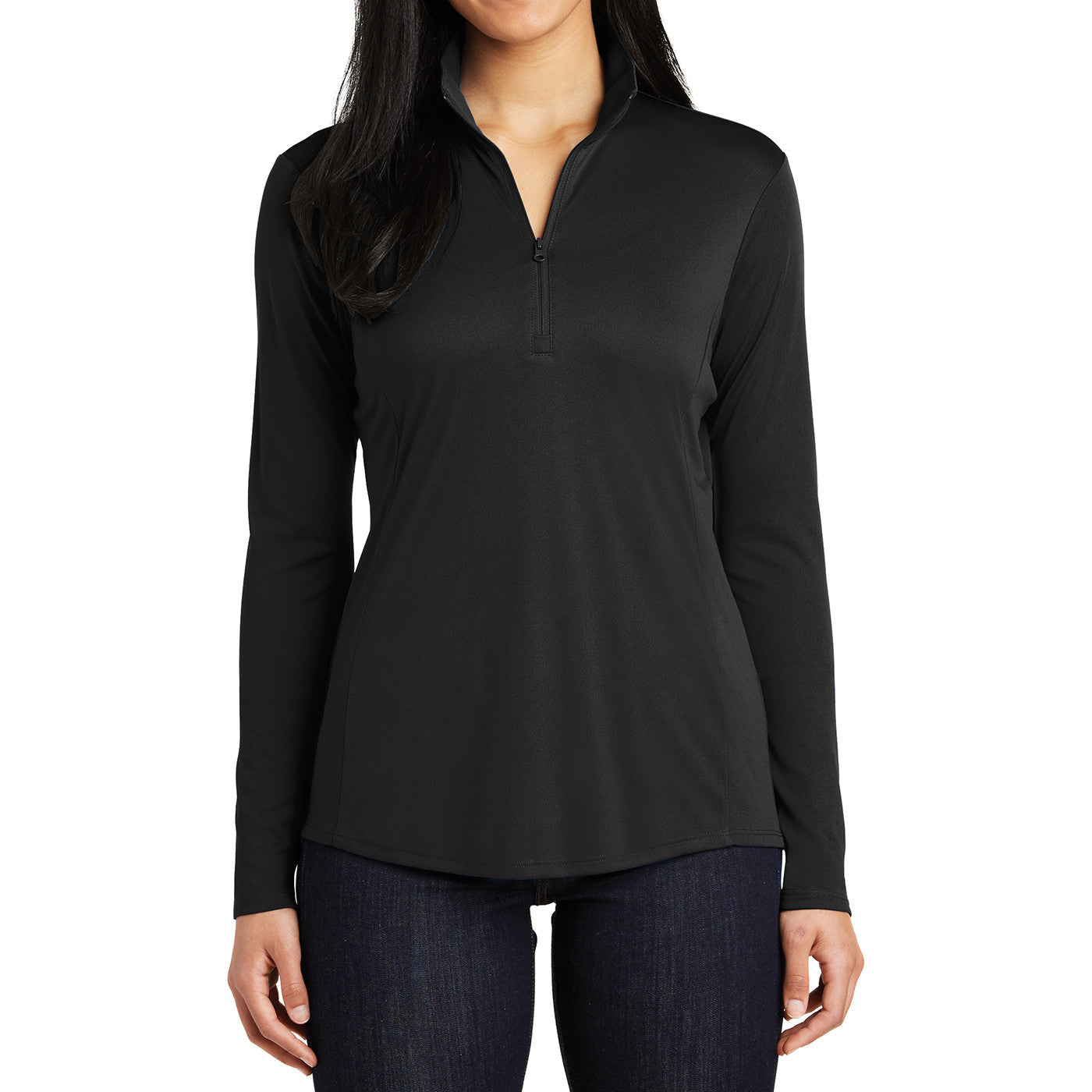 Womens PosiCharge Competitor 1/4-Zip Pullover Black