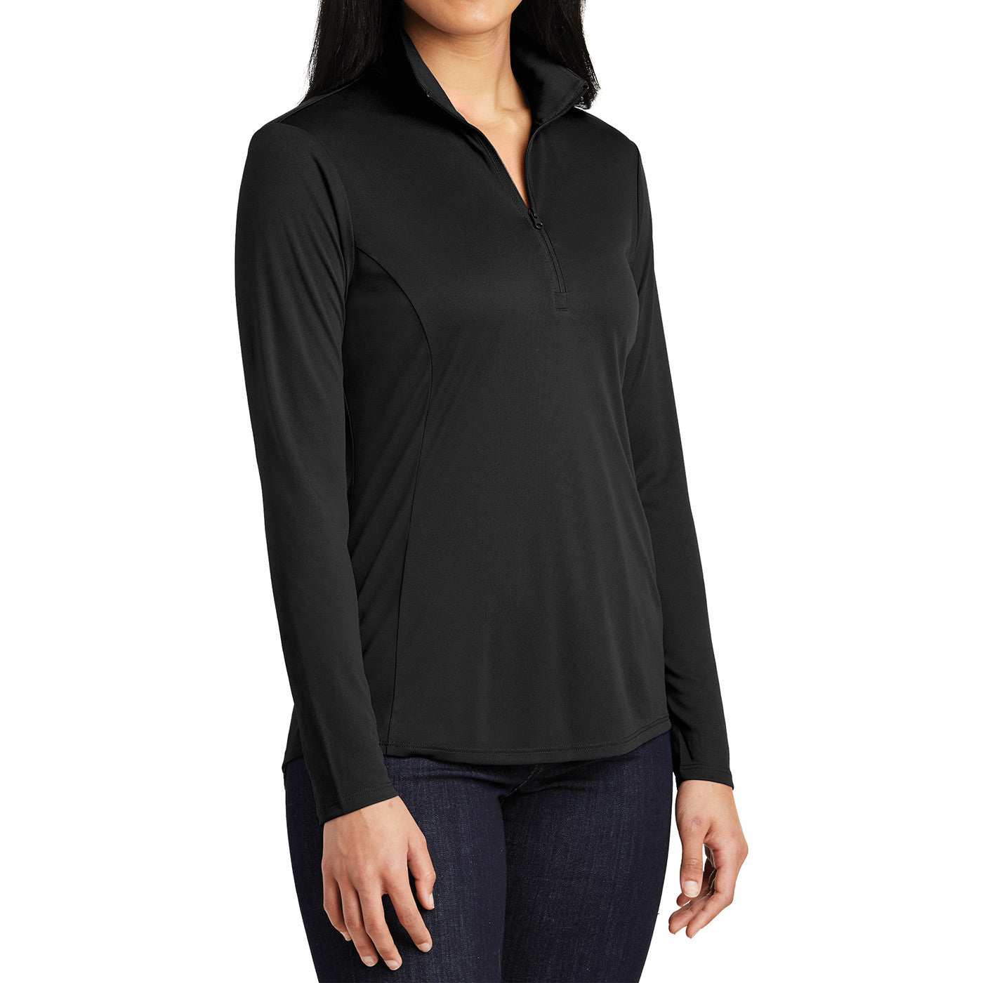 Womens PosiCharge Competitor 1/4-Zip Pullover Black