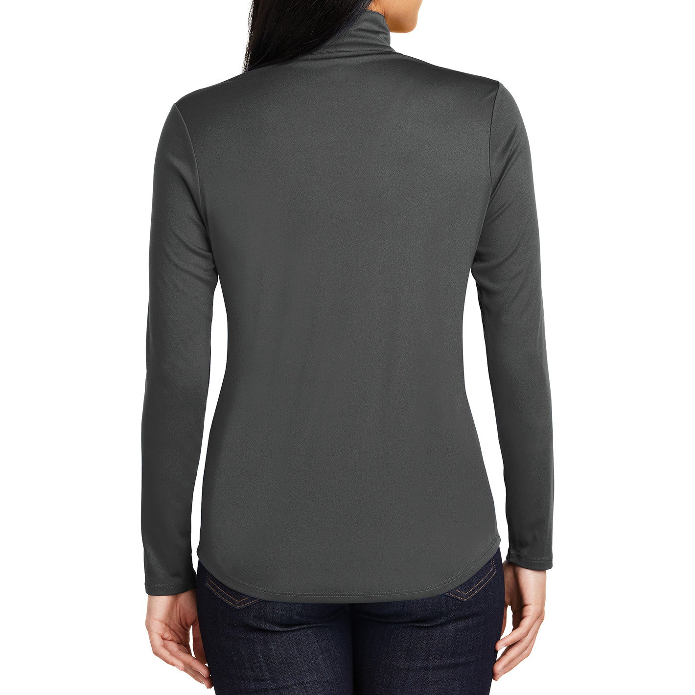 Womens PosiCharge Competitor 1/4-Zip Pullover Iron Grey
