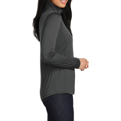 Womens PosiCharge Competitor 1/4-Zip Pullover Iron Grey